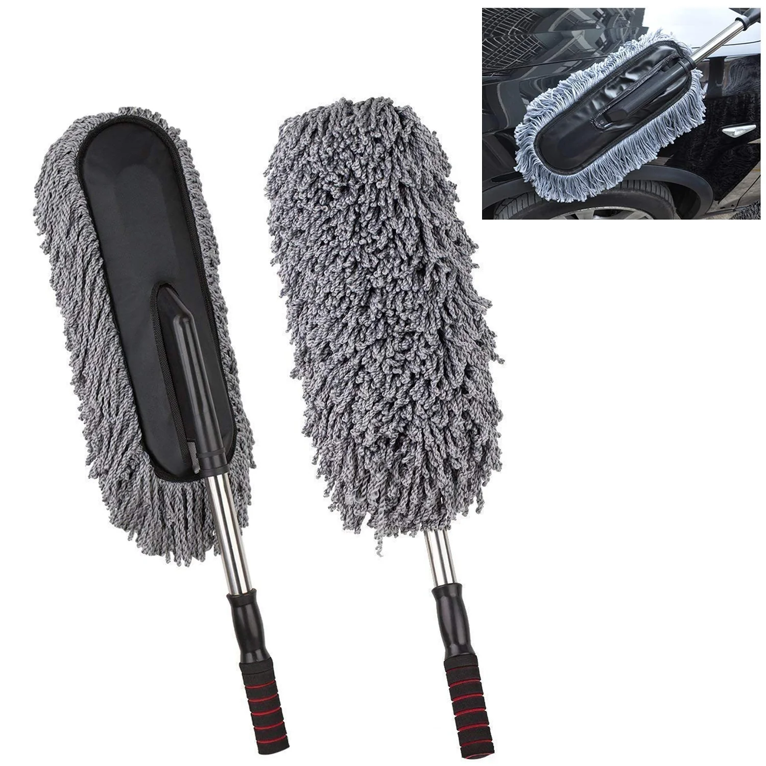 Microfiber Car Duster with Extendable Handle