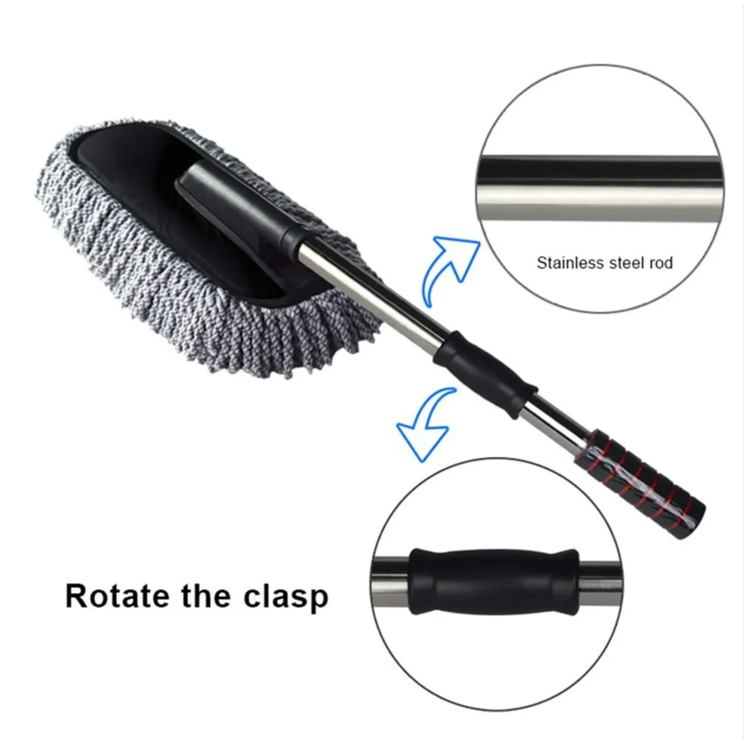Microfiber Car Duster with Extendable Handle