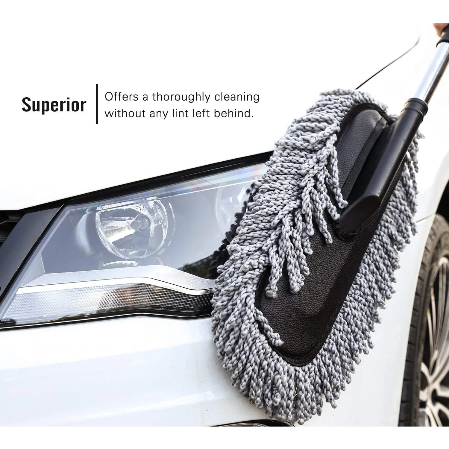 Microfiber Car Duster with Extendable Handle